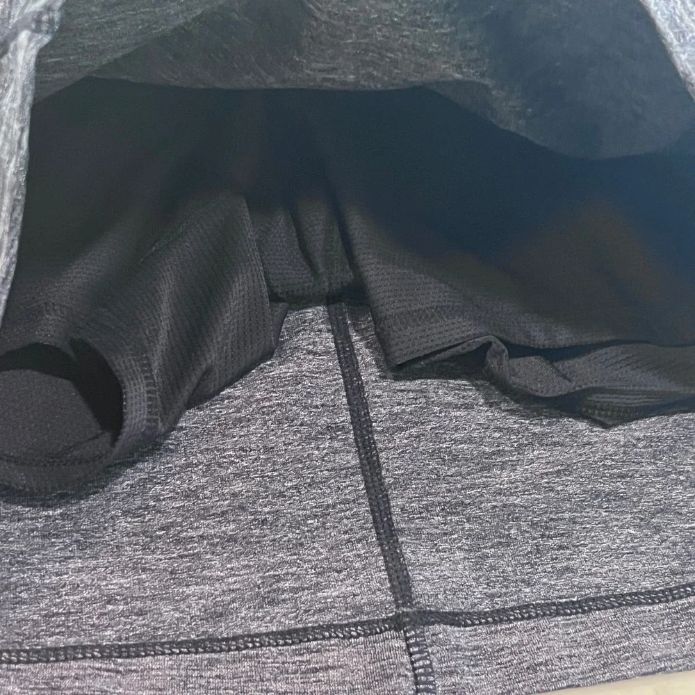 Athleta Skort Womens Small Gray Heathered Activewear Tennis Golf Skirt 153396-02